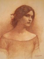 Waterhouse, John William - Study for The Lady Clare